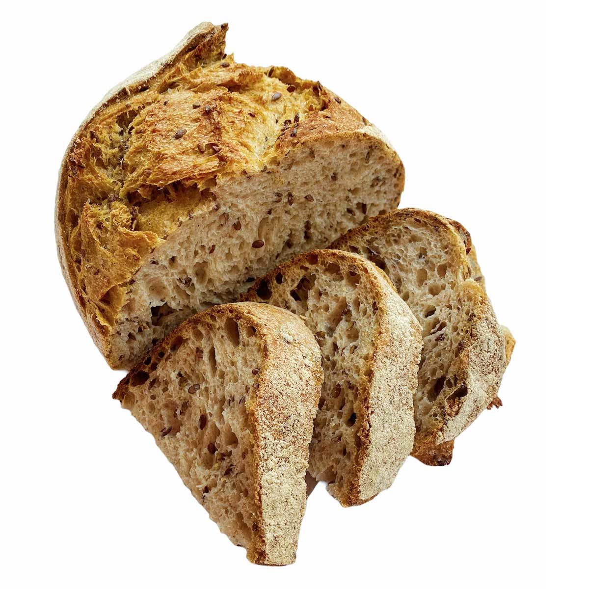 Цельнозерновой хлеб со льном